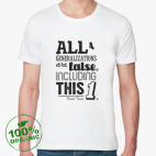 Мужская футболка органик