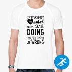 Мужская спортивная футболка