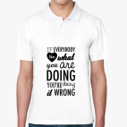 Мужская рубашка поло