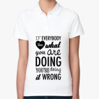 Женская рубашка поло