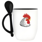 Кружка с ложкой