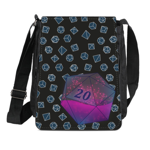 Сумка-планшет с принтом Дайс D&D