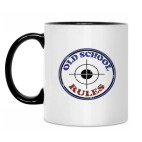 Кружка двухцветная