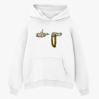 Толстовка худи оверсайз