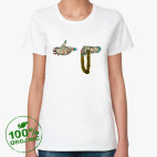 Женская футболка органик