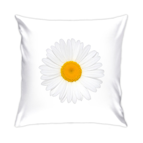 Подушка с принтом Ромашка