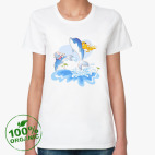 Женская футболка органик