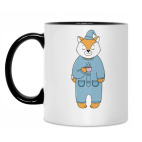 Кружка двухцветная