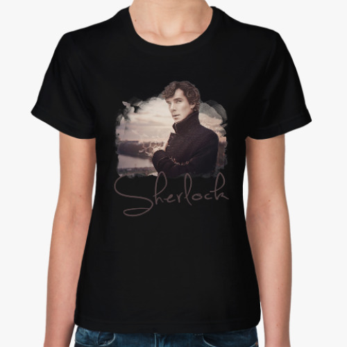 Женская футболка с принтом The Science of Deduction