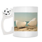 Кружка с футбольным мячиком