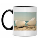 Кружка двухцветная