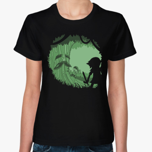 Женская футболка с принтом Зельда