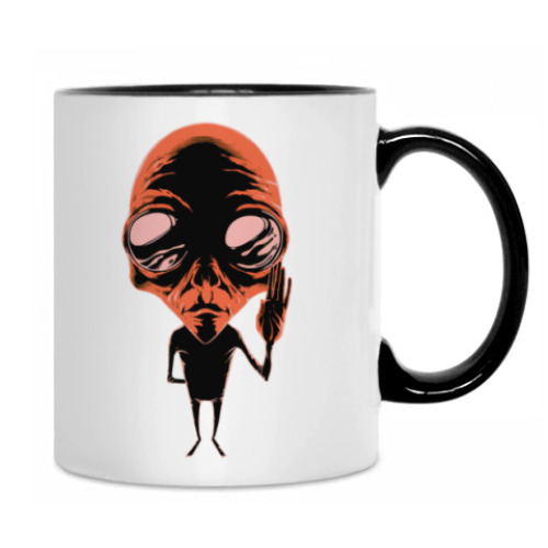 Кружка с принтом Humanoid