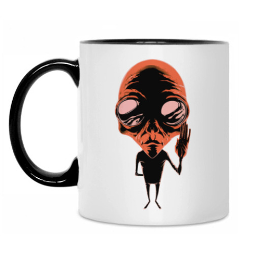 Кружка с принтом Humanoid