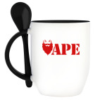 Кружка с ложкой