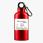 Металлическая бутылка 400 мл UV-DTF