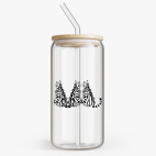 Банка с бамбуковой крышкой