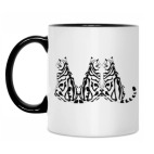 Кружка двухцветная