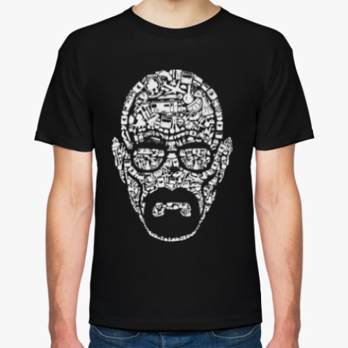 Футболка с принтом Жизнь на лице