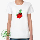 Женская футболка органик