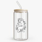 Банка с бамбуковой крышкой