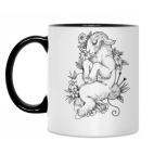 Кружка двухцветная