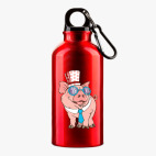 Металлическая бутылка 400 мл UV-DTF