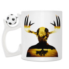 Кружка с футбольным мячиком