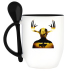 Кружка с ложкой