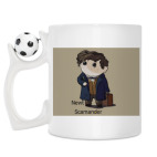 Кружка с футбольным мячиком