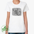 Женская футболка органик