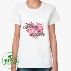 Женская футболка органик