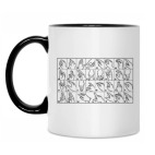 Кружка двухцветная