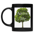 Кружка цветная UV-DTF