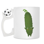 Кружка с футбольным мячиком