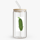 Банка с бамбуковой крышкой