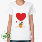 Женская футболка органик