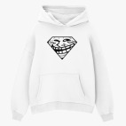 Толстовка худи оверсайз