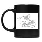 Кружка цветная UV-DTF