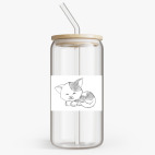 Банка с бамбуковой крышкой