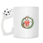 Кружка с футбольным мячиком