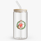 Банка с бамбуковой крышкой