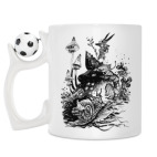 Кружка с футбольным мячиком