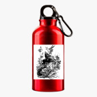 Металлическая бутылка 400 мл UV-DTF