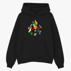 Толстовка худи оверсайз