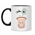 Кружка двухцветная