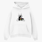 Толстовка худи оверсайз