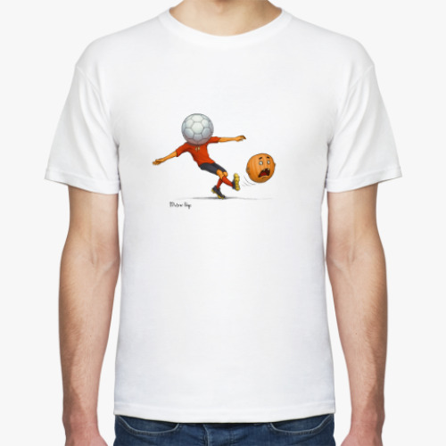 Футболка с принтом Тыква футбол soccer