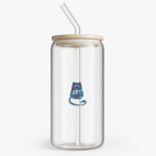 Банка с бамбуковой крышкой