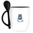 Кружка с ложкой